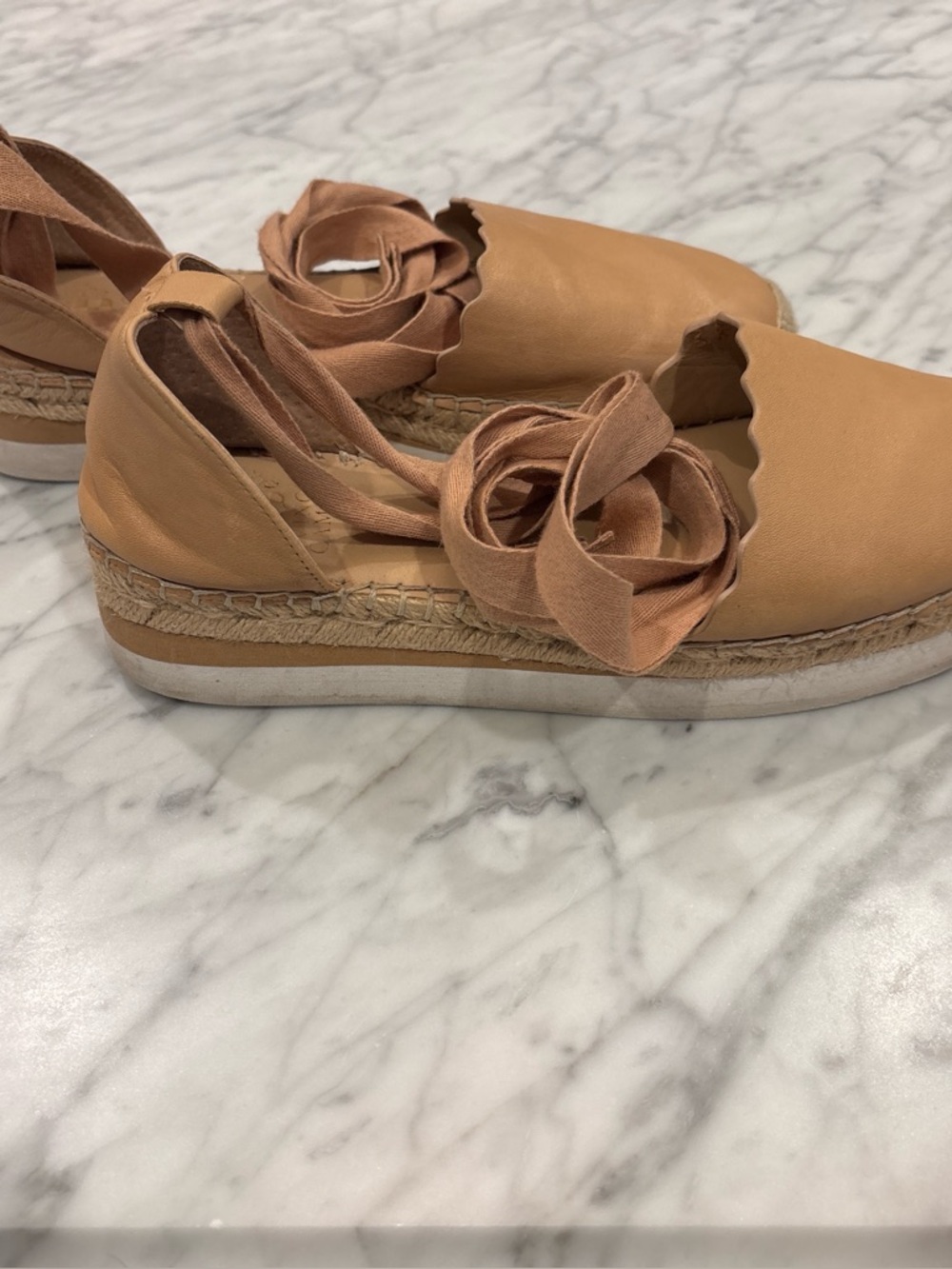 Vince Camuto lace up espadrille